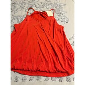 Orange Halter Top by Green Envelope Sz Large